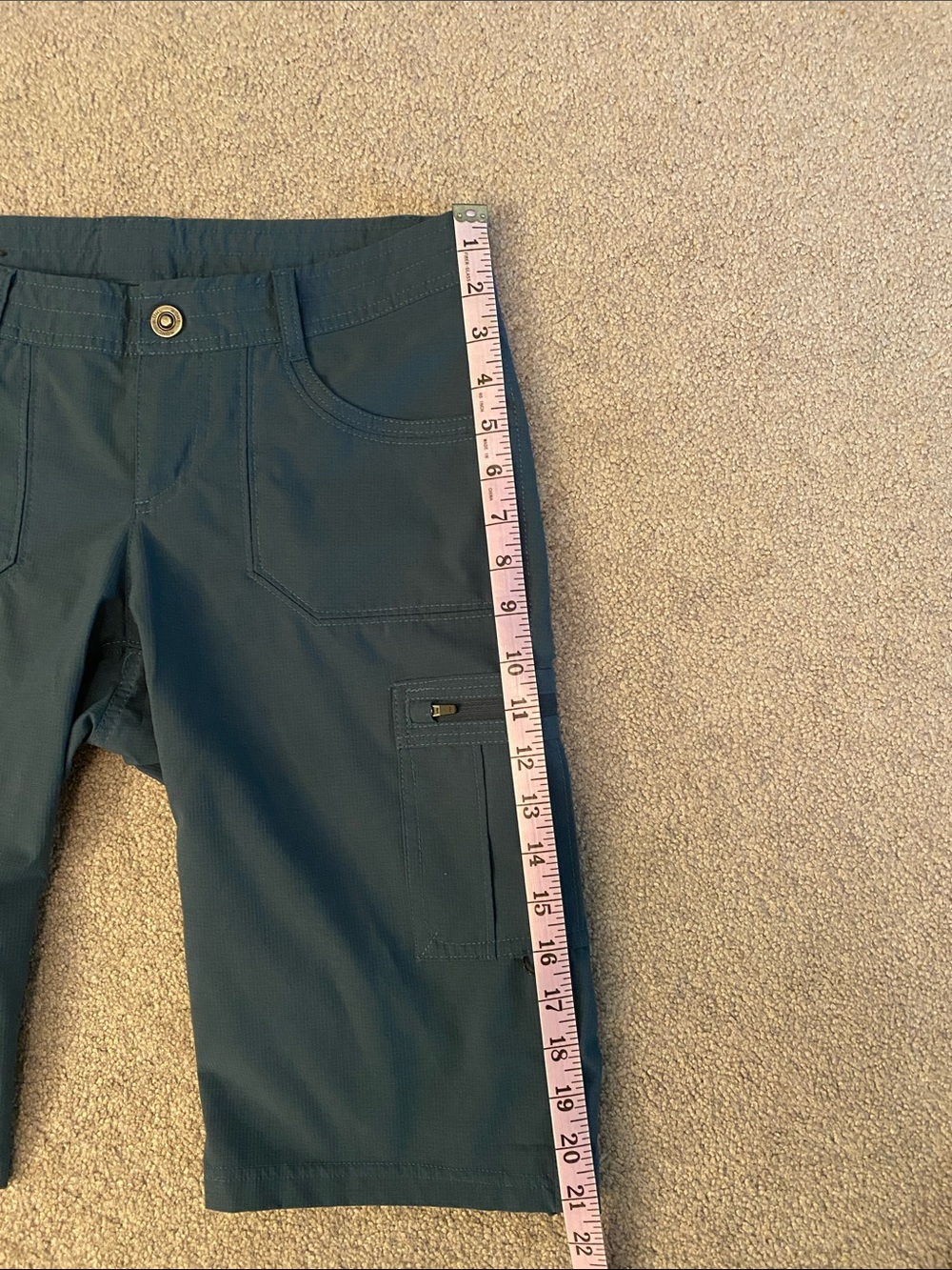 Kuhl Women's Blue Cargo Shorts - Picture 12 of 13